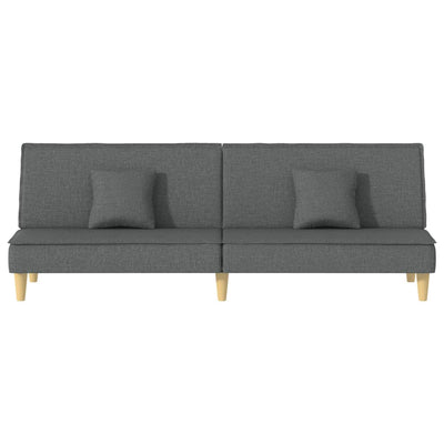 vidaXL Sofa Bed Black Fabric