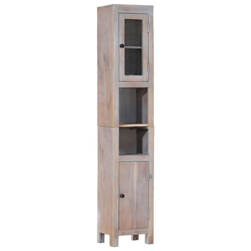 vidaXL Bathroom Cabinet 30x25x160 cm Solid Wood Acacia