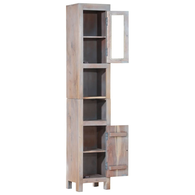 vidaXL Bathroom Cabinet 30x25x160 cm Solid Wood Acacia