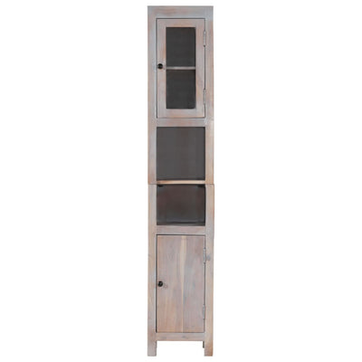 vidaXL Bathroom Cabinet 30x25x160 cm Solid Wood Acacia