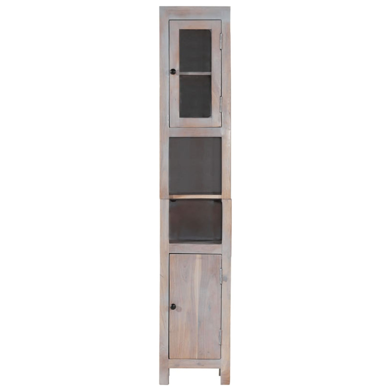 vidaXL Bathroom Cabinet 30x25x160 cm Solid Wood Acacia
