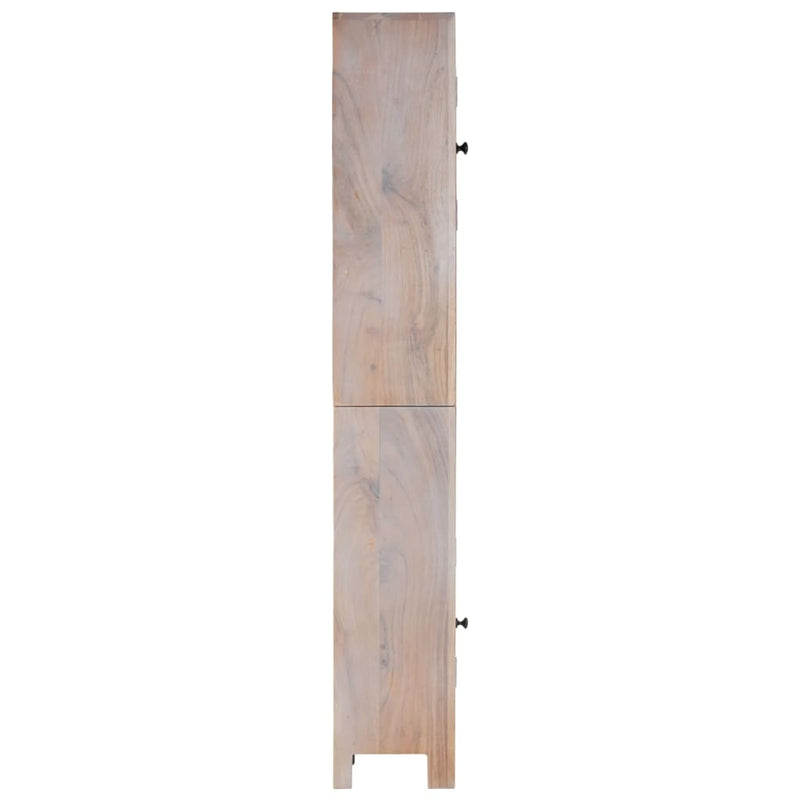vidaXL Bathroom Cabinet 30x25x160 cm Solid Wood Acacia