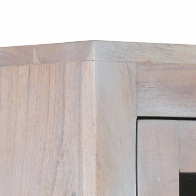 vidaXL Bathroom Cabinet 30x25x160 cm Solid Wood Acacia