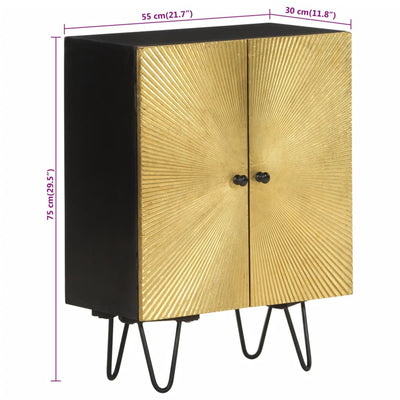 vidaXL Sideboard 55x30x75 cm Solid Wood Mango