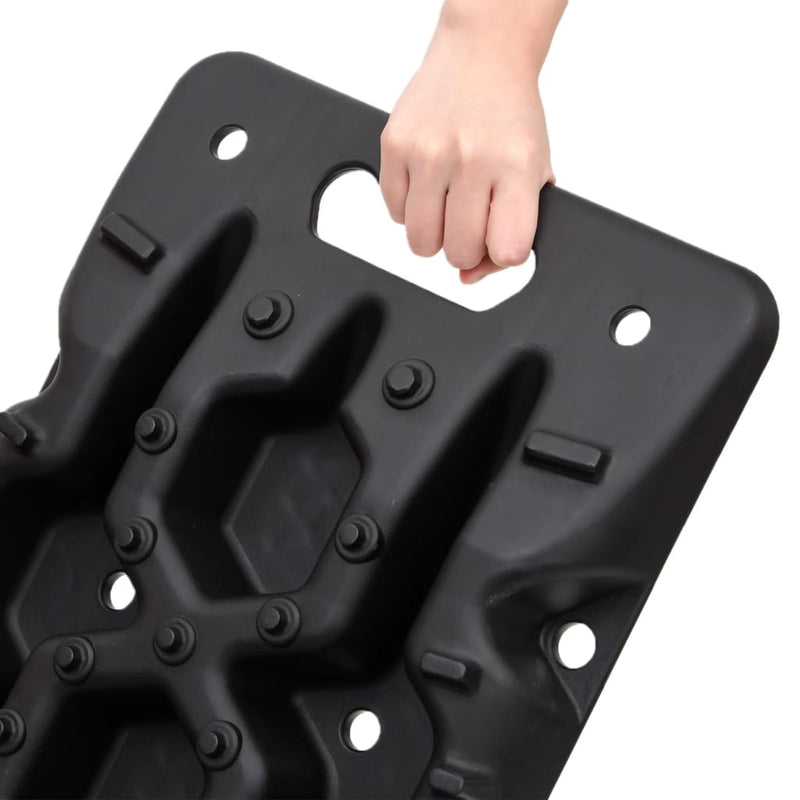 vidaXL Traction Boards 2 pcs Orange 107x31x7 cm Nylon