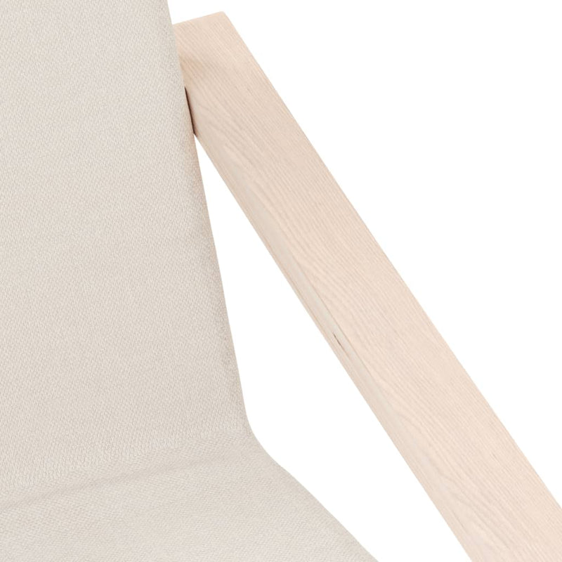 vidaXL Relaxing Chair Black Fabric