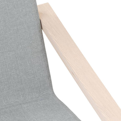 vidaXL Relaxing Chair Black Fabric