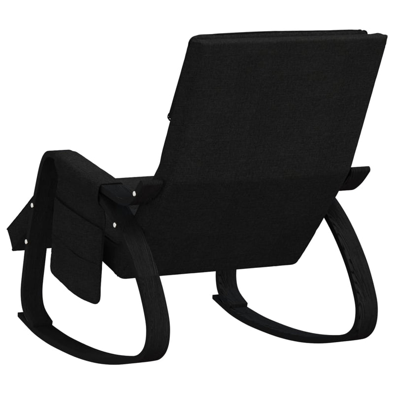 vidaXL Rocking Chair Cream Fabric