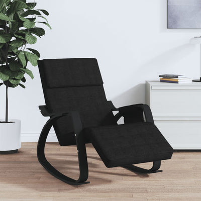 vidaXL Rocking Chair Cream Fabric