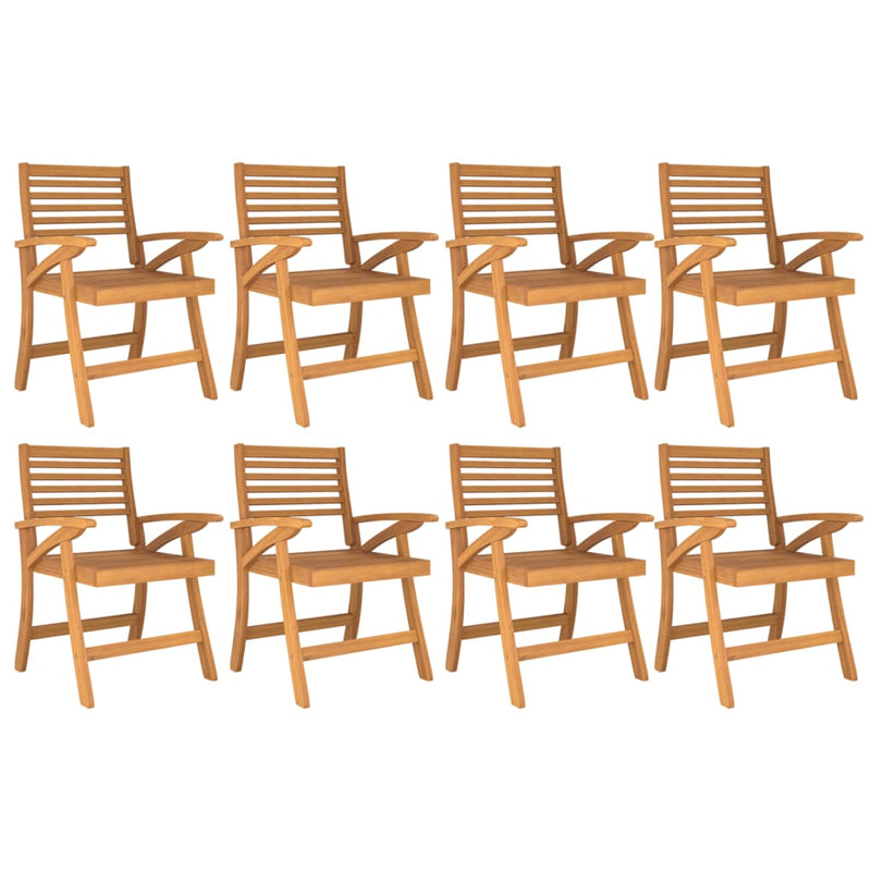vidaXL 7 Piece Garden Dining Set Solid Wood Acacia