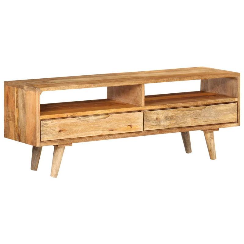 vidaXL TV Cabinet 110x30x41 cm Solid Wood Mango