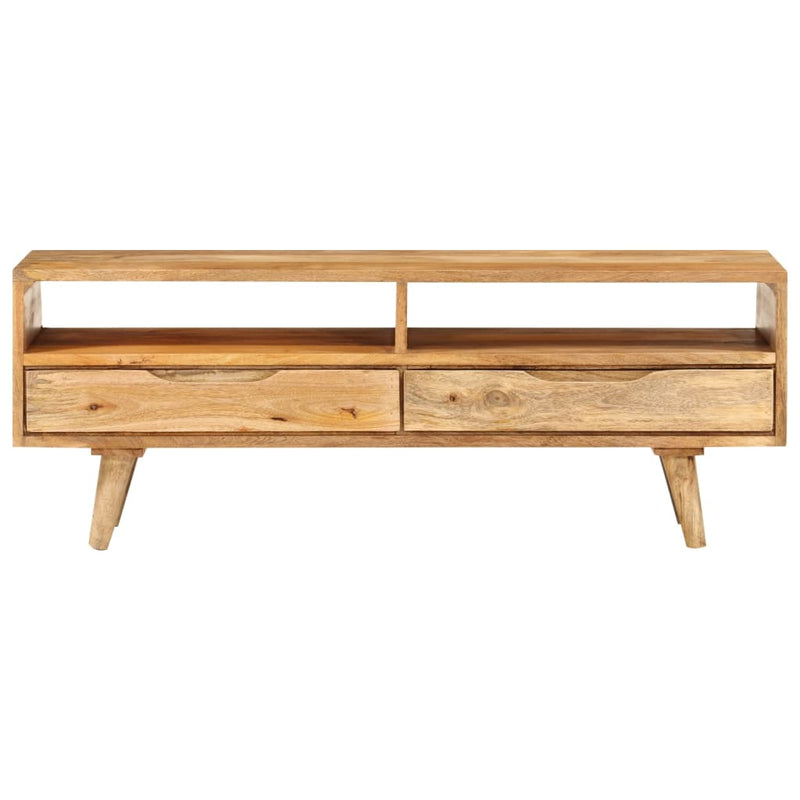 vidaXL TV Cabinet 110x30x41 cm Solid Wood Mango