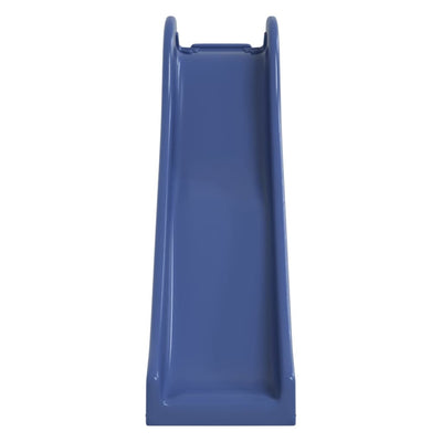 vidaXL Slide and Swings for Playhouse Blue Polypropylene