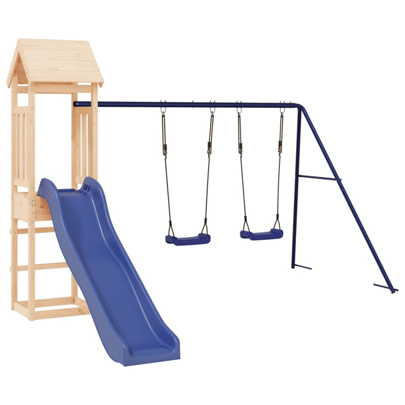 vidaXL Outdoor Playset Solid Wood Pine