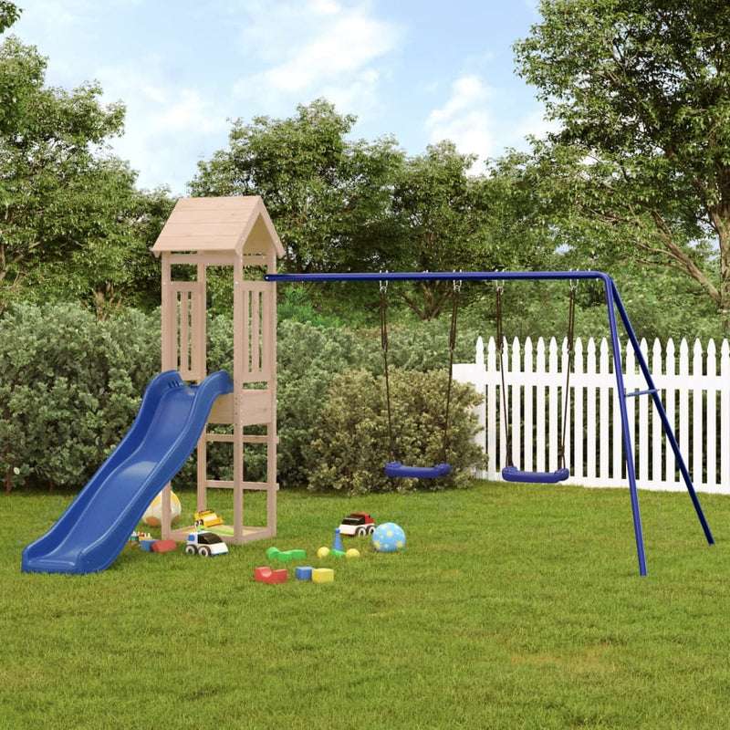 vidaXL Outdoor Playset Solid Wood Pine