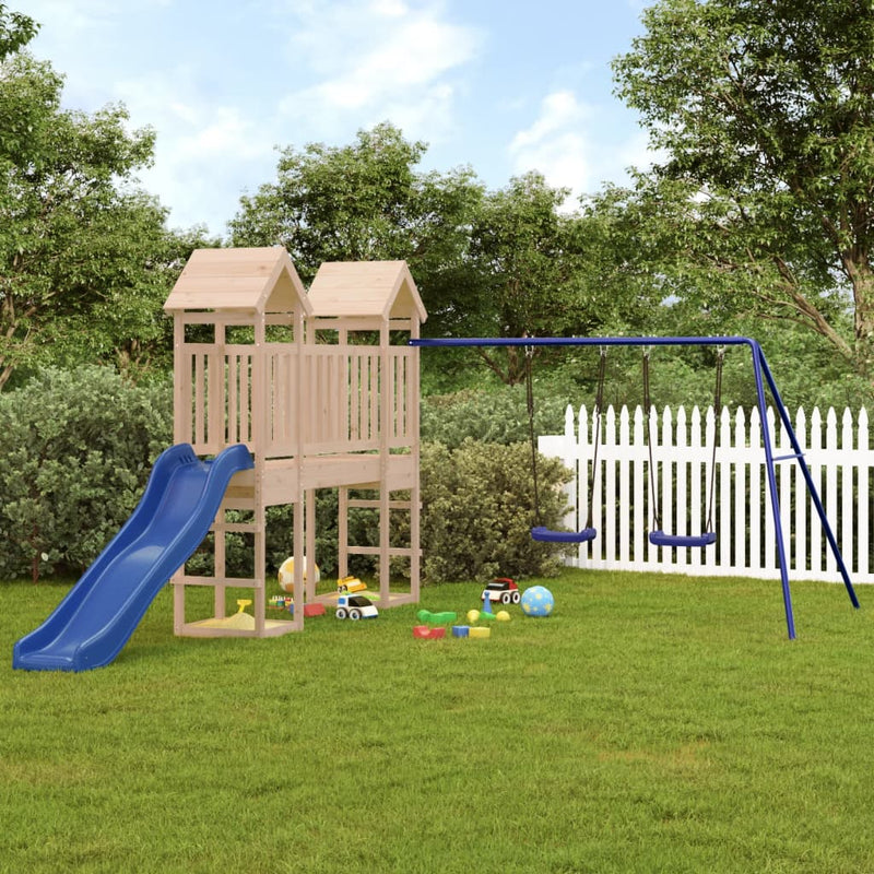 vidaXL Outdoor Playset Solid Wood Pine