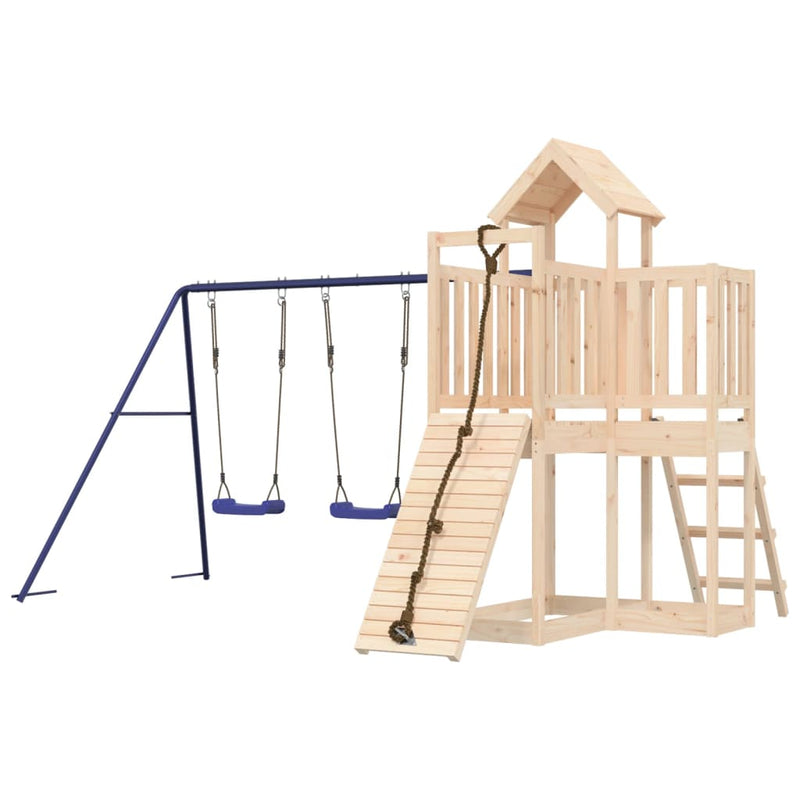 vidaXL Outdoor Playset Solid Wood Pine