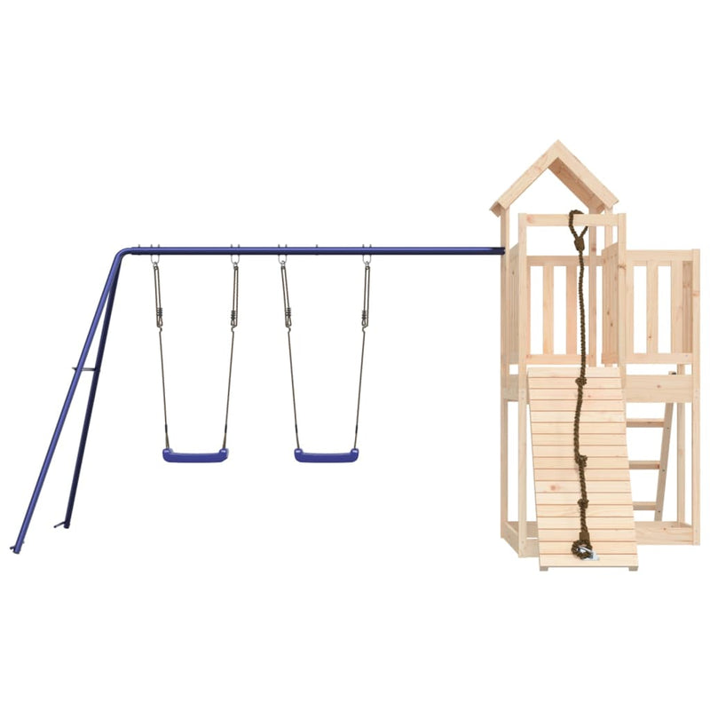 vidaXL Outdoor Playset Solid Wood Pine