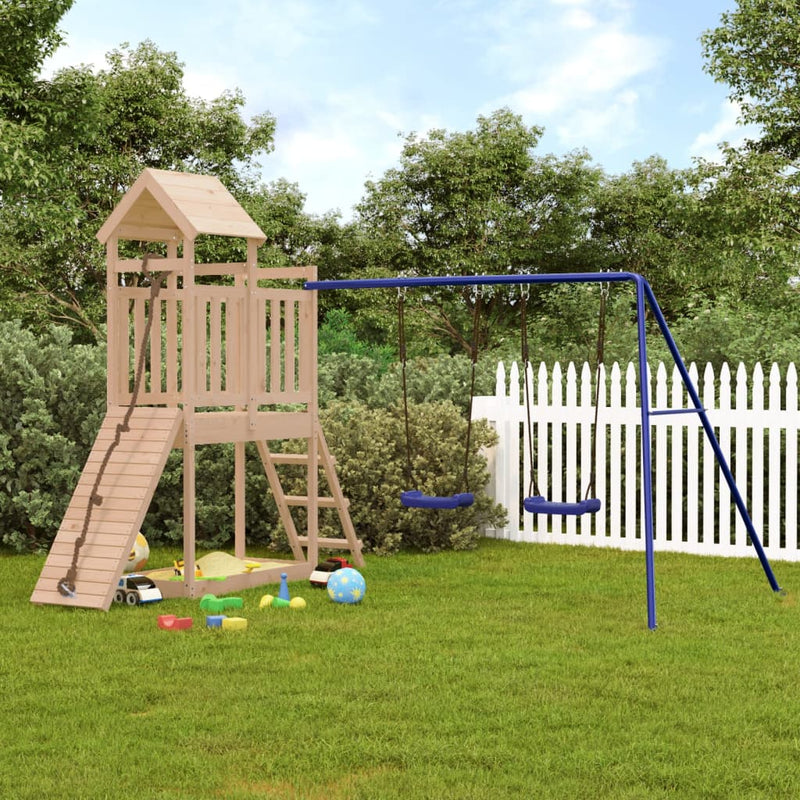 vidaXL Outdoor Playset Solid Wood Pine