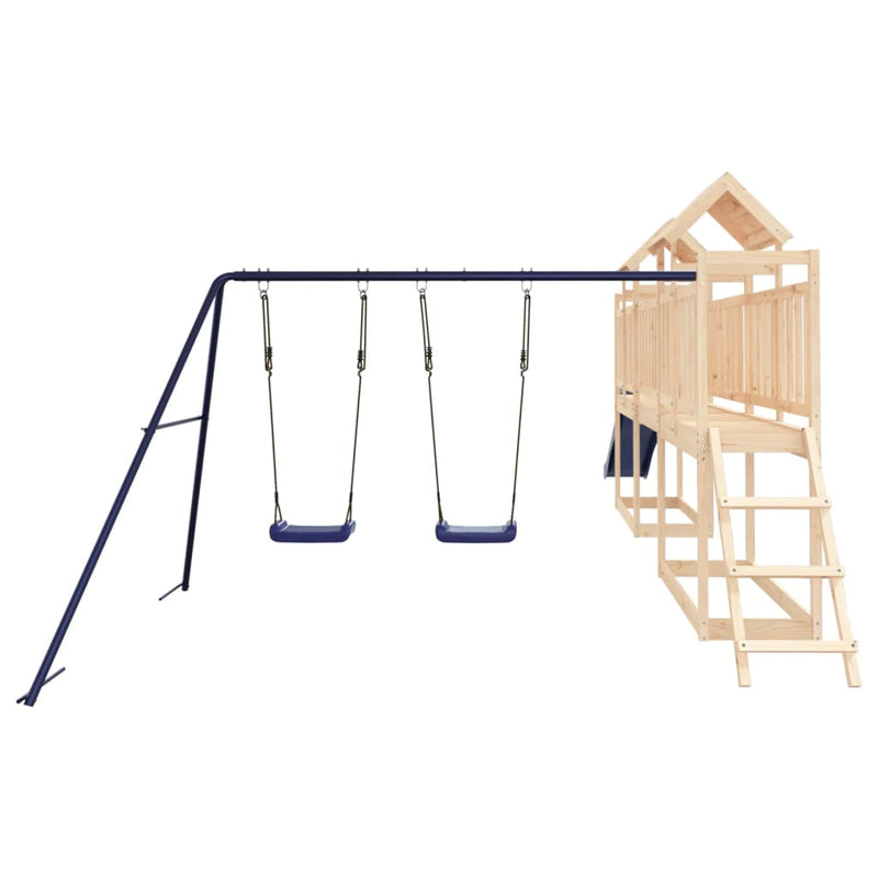 vidaXL Outdoor Playset Solid Wood Pine