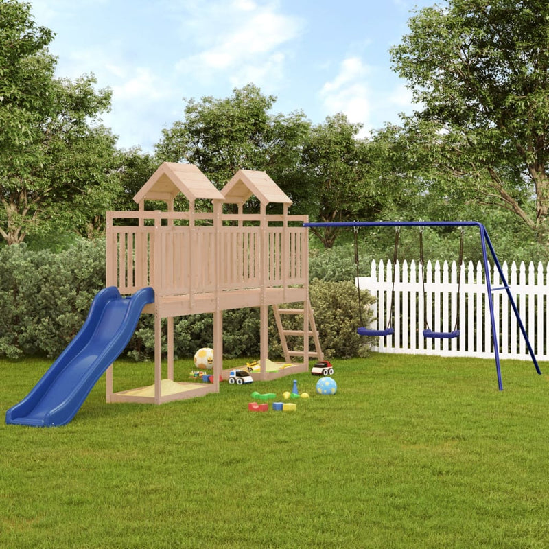vidaXL Outdoor Playset Solid Wood Pine