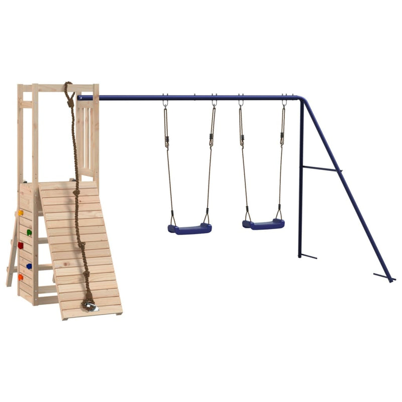 vidaXL Outdoor Playset Solid Wood Pine