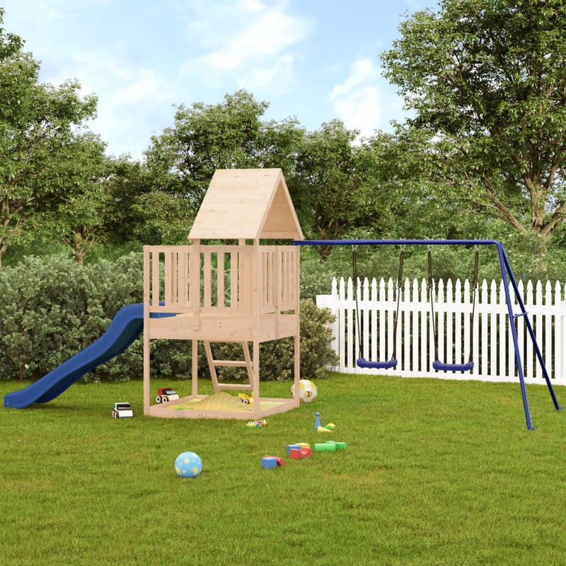 vidaXL Outdoor Playset Solid Wood Pine