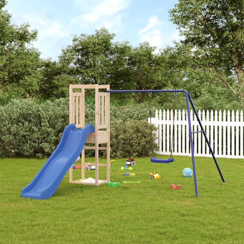 vidaXL Outdoor Playset Solid Wood Pine