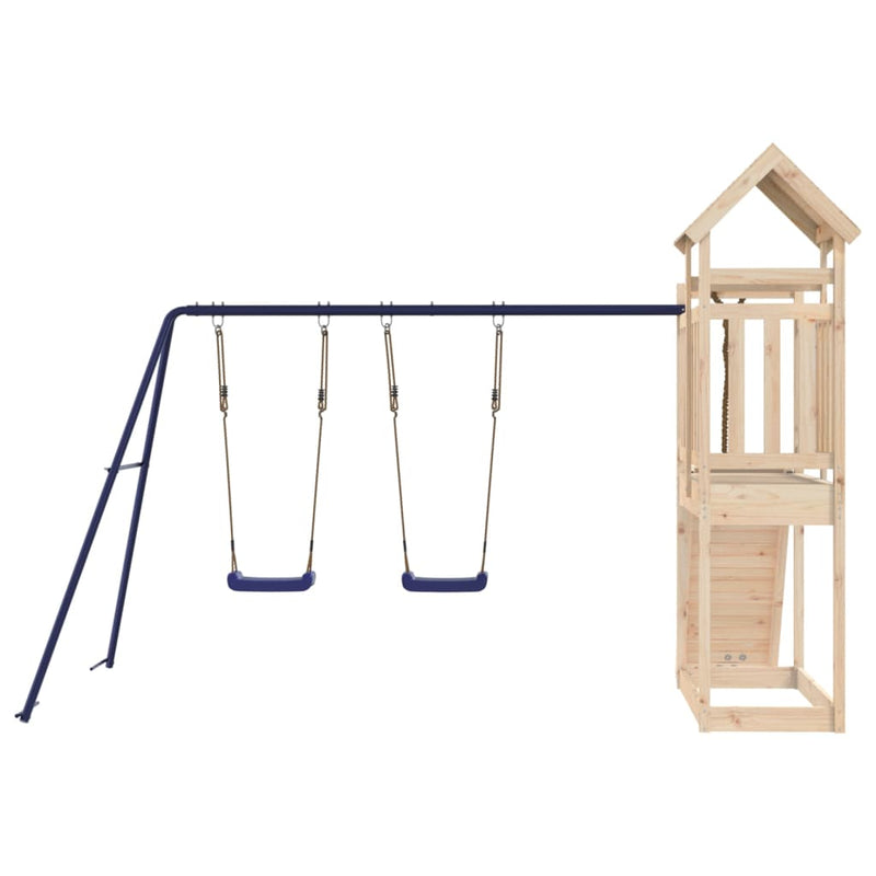 vidaXL Outdoor Playset Solid Wood Pine