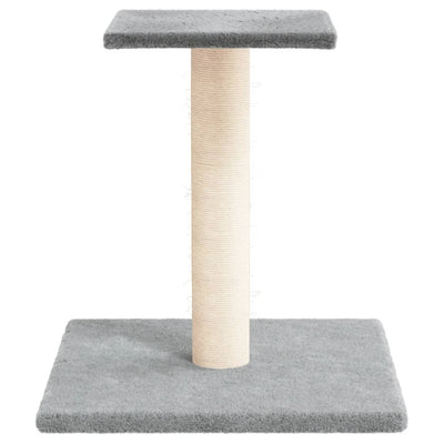 vidaXL Cat Scratching Post with Platform Cream 38 cm