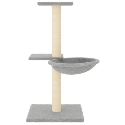 vidaXL Cat Tree with Sisal Scratching Posts Cream 72 cm