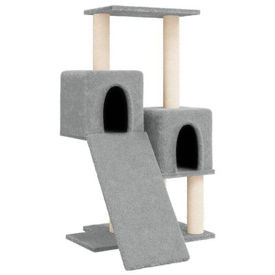vidaXL Cat Tree with Sisal Scratching Posts Cream 82 cm
