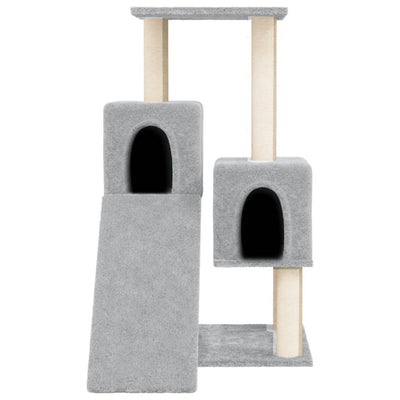 vidaXL Cat Tree with Sisal Scratching Posts Cream 82 cm