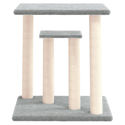 vidaXL Cat Scratching Posts with Platforms Cream 50 cm