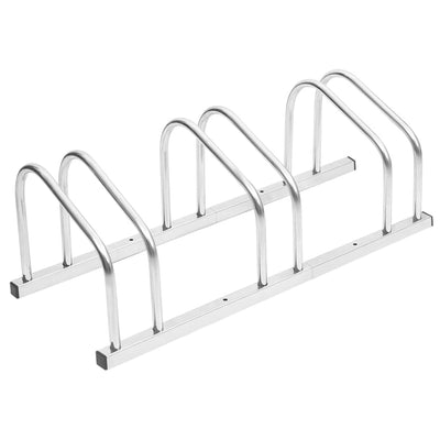 vidaXL Bike Rack for 5 Bikes Galvanised Steel