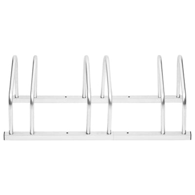 vidaXL Bike Rack for 5 Bikes Galvanised Steel