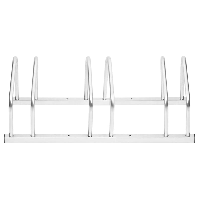 vidaXL Bike Rack for 5 Bikes Galvanised Steel
