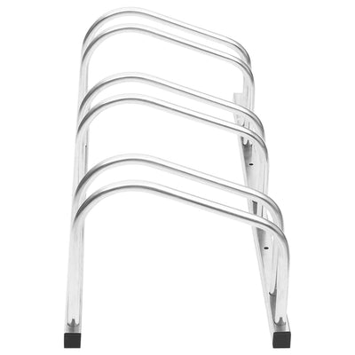 vidaXL Bike Rack for 5 Bikes Galvanised Steel