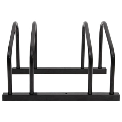 vidaXL Bike Rack for 4 Bikes Black Steel