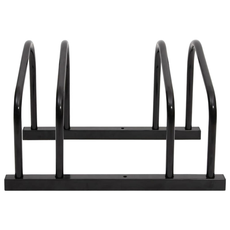 vidaXL Bike Rack for 4 Bikes Black Steel