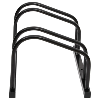 vidaXL Bike Rack for 4 Bikes Black Steel