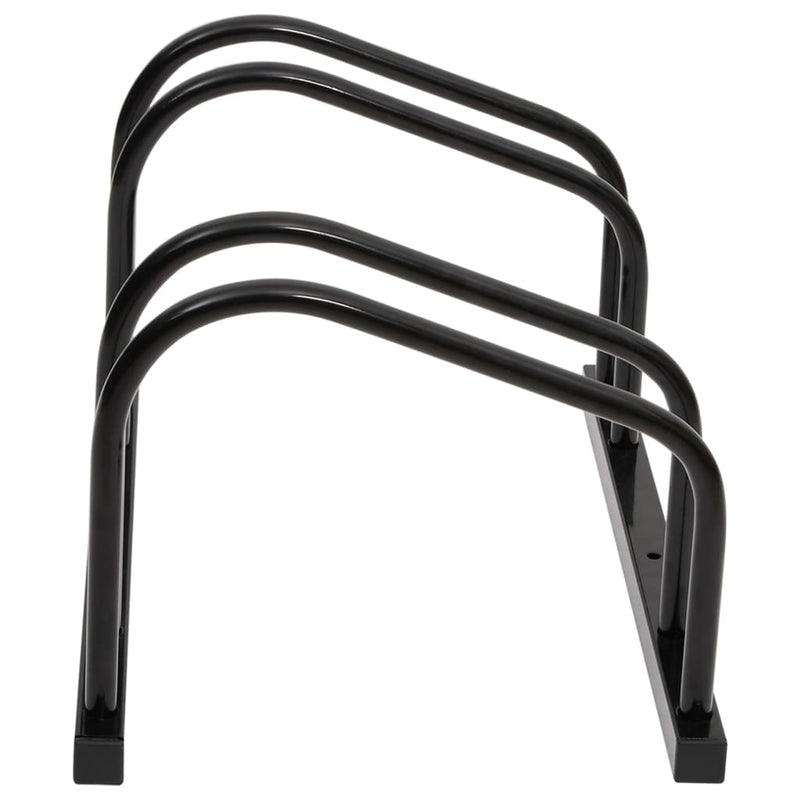 vidaXL Bike Rack for 4 Bikes Black Steel