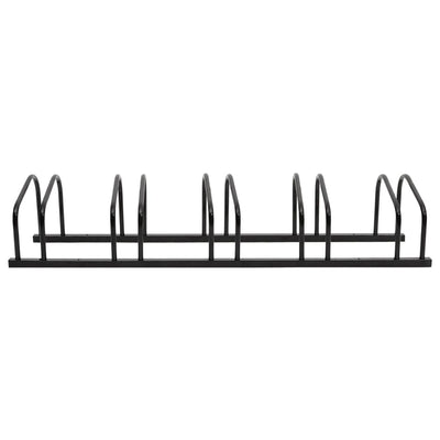vidaXL Bike Rack for 4 Bikes Black Steel