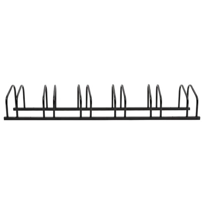 vidaXL Bike Rack for 4 Bikes Black Steel