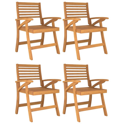 vidaXL 9 Piece Garden Dining Set Solid Wood Acacia
