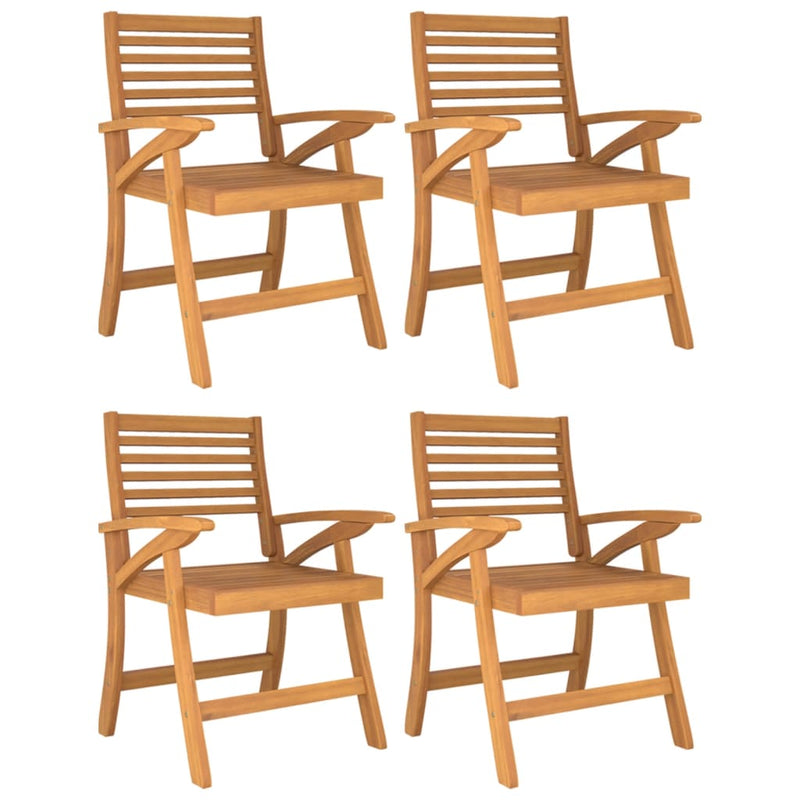 vidaXL 9 Piece Garden Dining Set Solid Wood Acacia