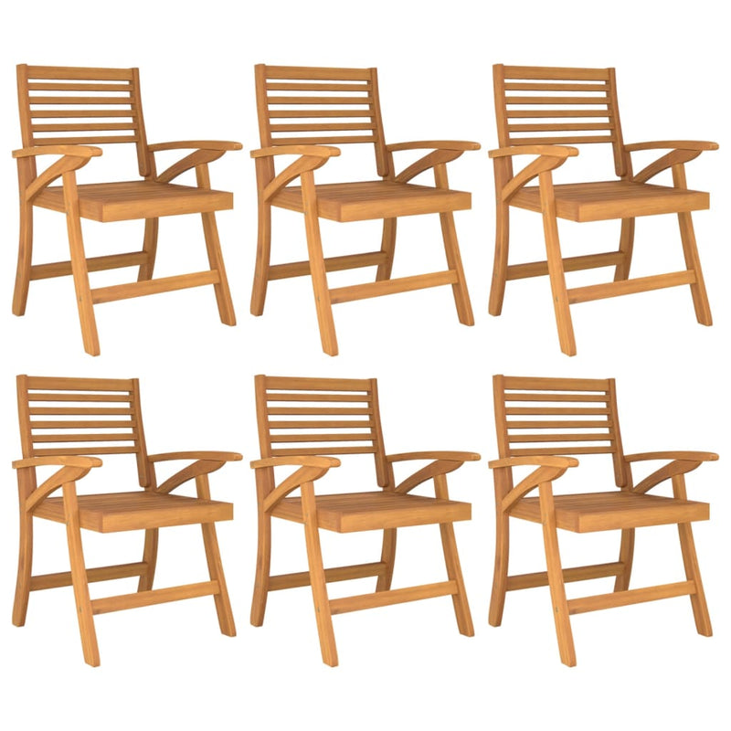 vidaXL 9 Piece Garden Dining Set Solid Wood Acacia