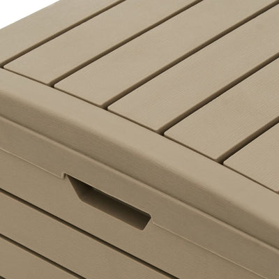 vidaXL Outdoor Garbage Bin Black 78x41x86 cm Polypropylene