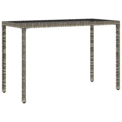 vidaXL 6 Piece Garden Dining Set with Cushions Black Poly Rattan