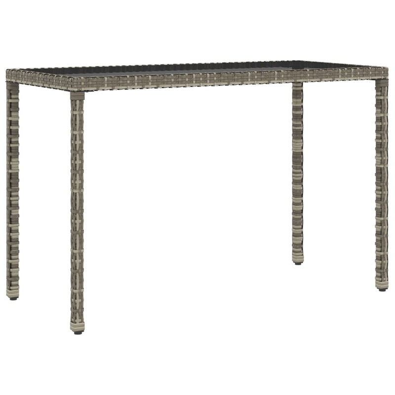 vidaXL 6 Piece Garden Dining Set with Cushions Black Poly Rattan